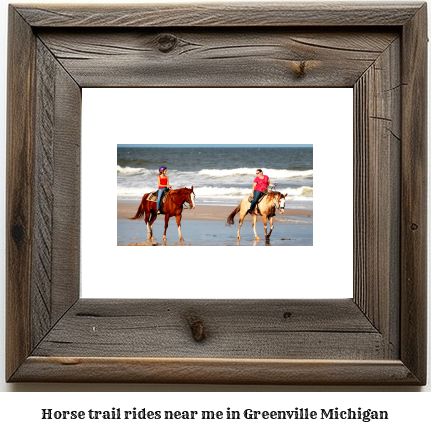 horse trail rides near me in Greenville, Michigan